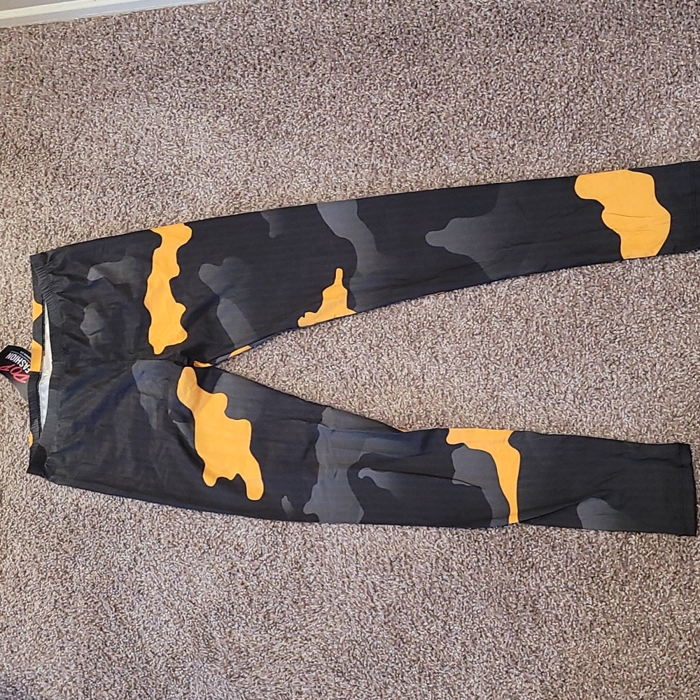 Yellow Camo Leggings